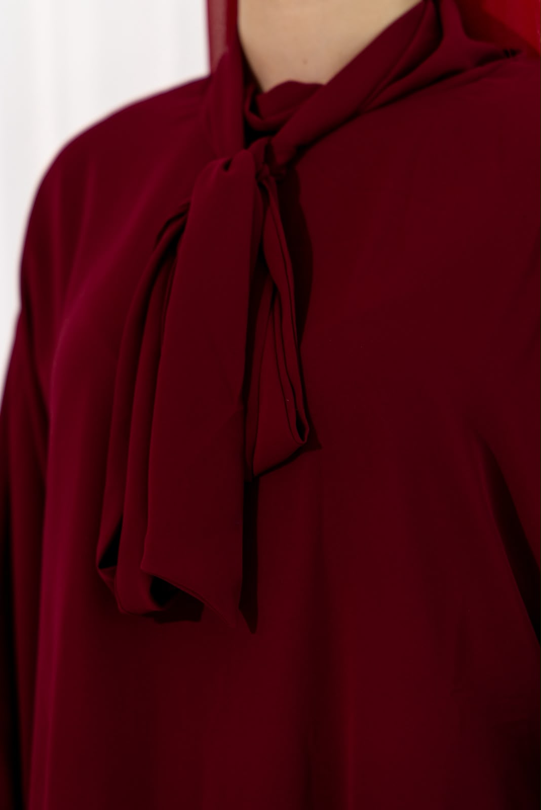Burgundy Safa chiffon set