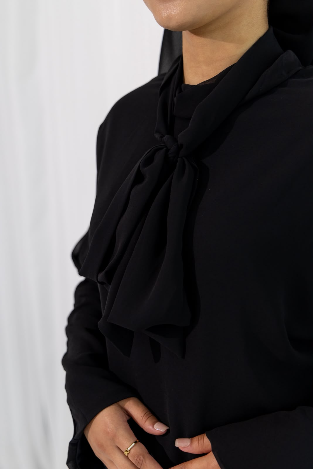 Black Safa Chiffon set