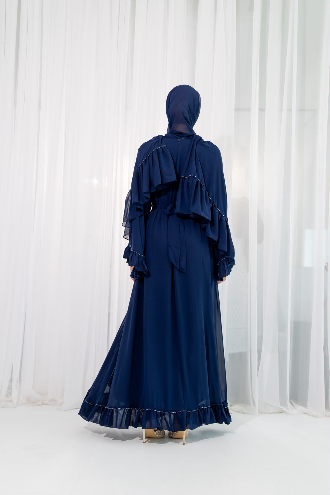 Blue Amara Abaya