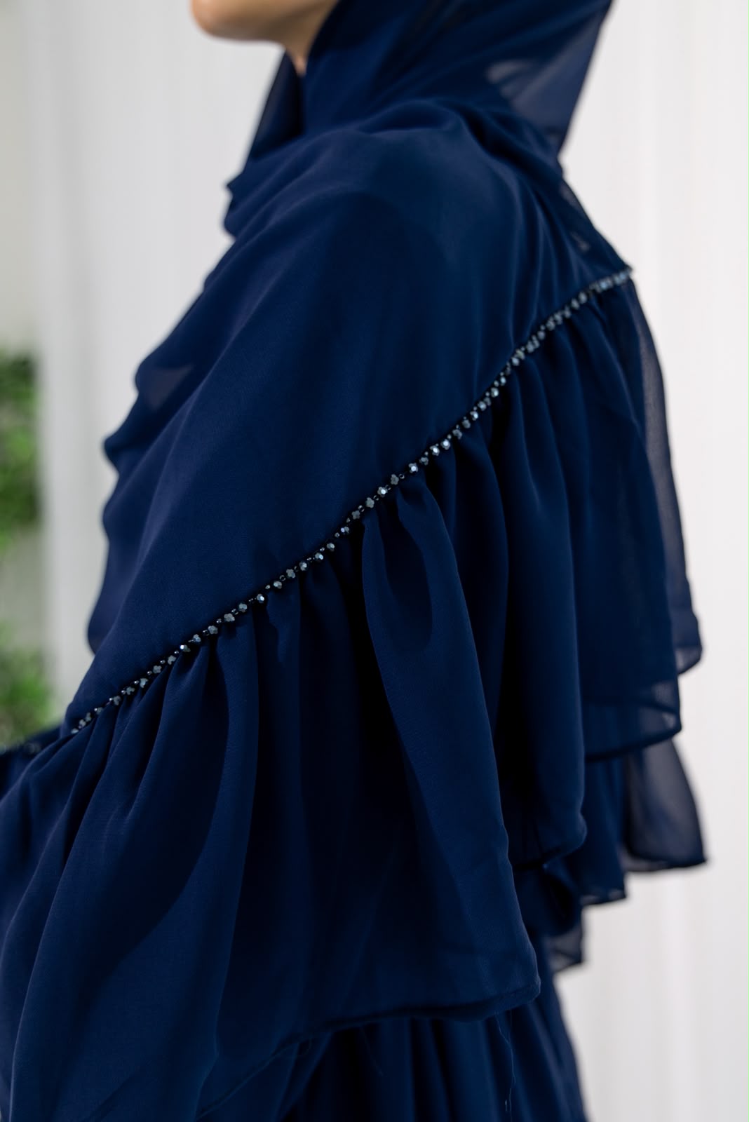 Blue Amara Abaya