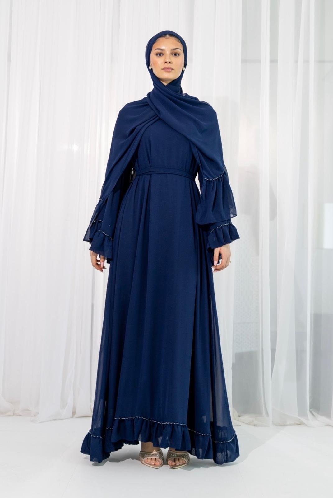 Blue Amara Abaya